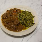 Beef Bourguignon with Creamed Spinach ($10.99)<br/>